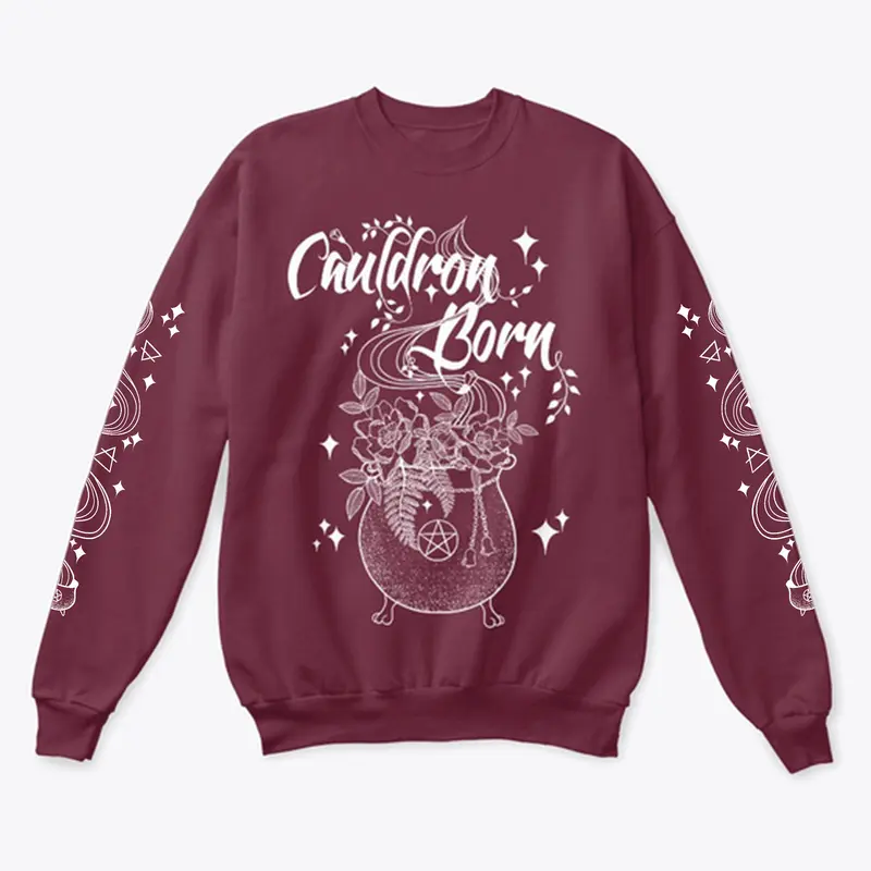 Cauldron Born Sweatshirt - Burgundy